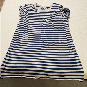 Beautiful sailor white and blue dress